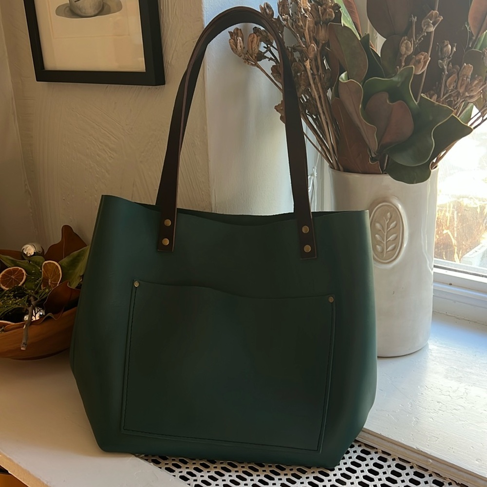 Portland Leather Goods Small Tote -NWOT